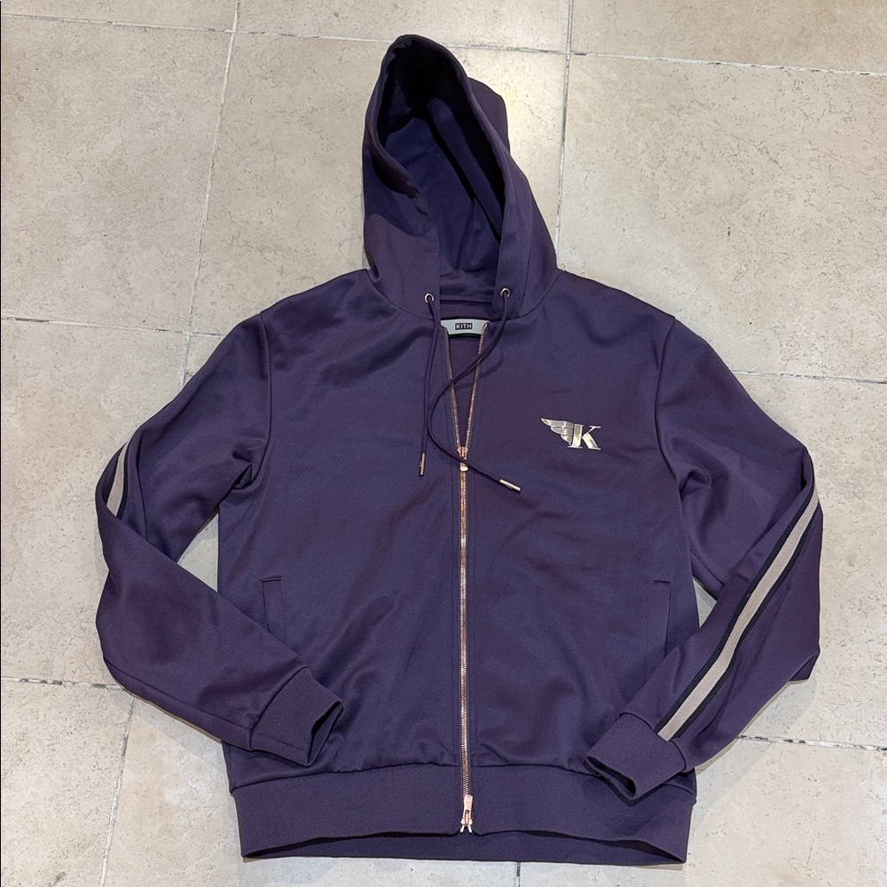 Kith Men's Purple Hooded Jacket
